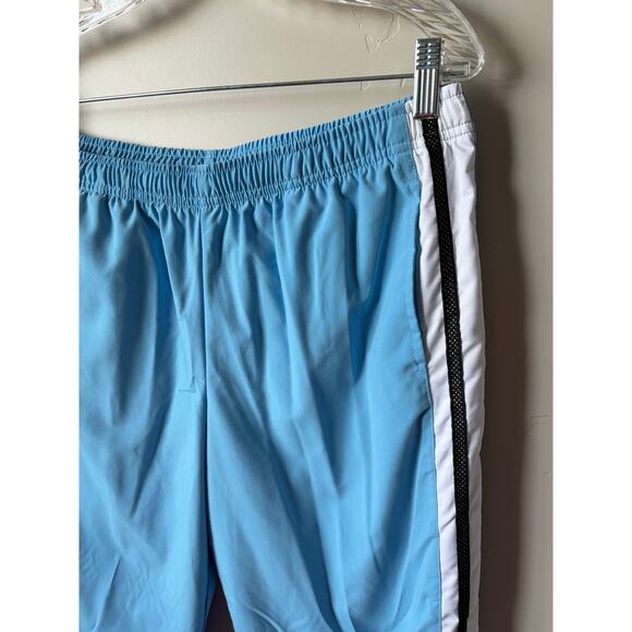 VTG Nike Women's Sky Blue w/ Black/White Side Stripes Track Suit- XL Top/L Pants - Picture 11 of 13